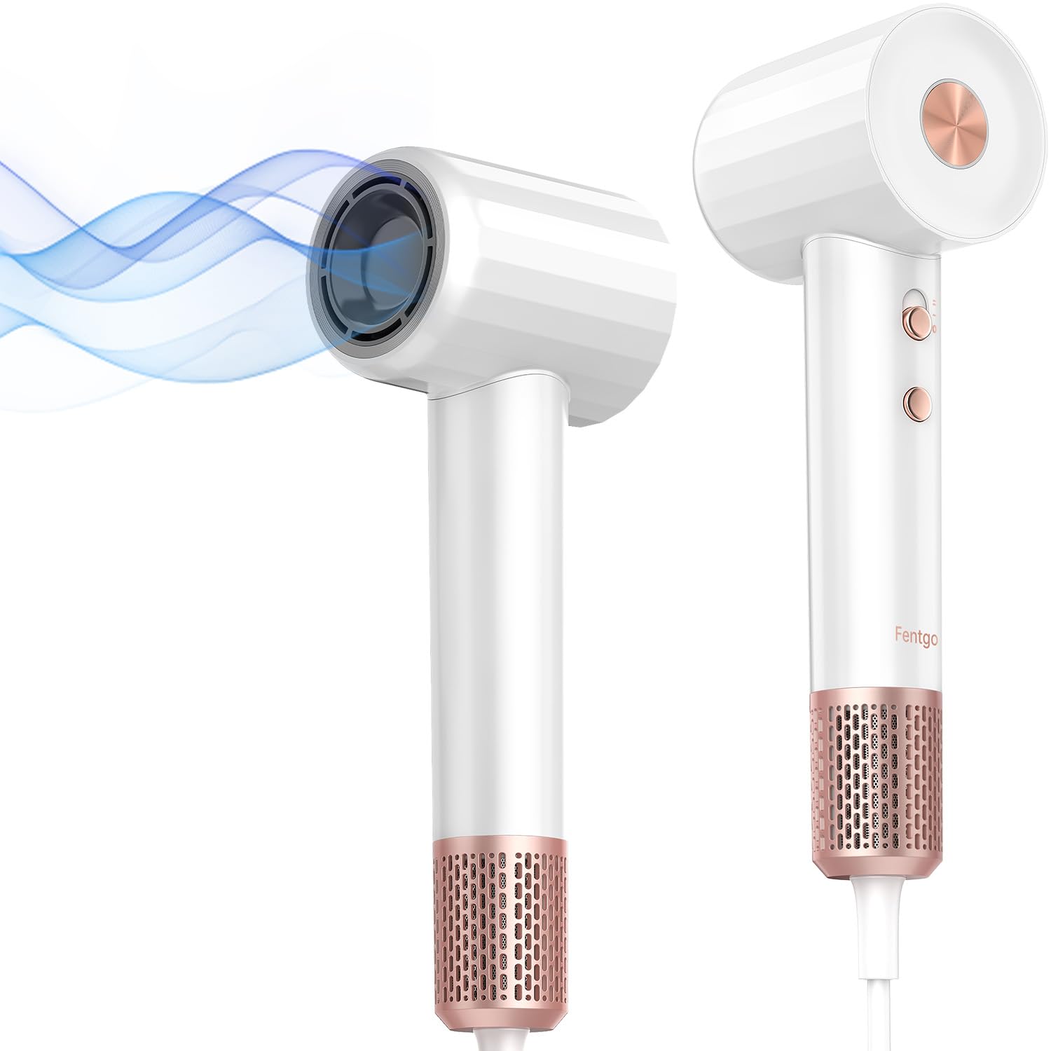 Fentgo Anion High Speed Hair Dryer 1500W Power 110000 Rpm Fast Drying 200 Milion Negative Ions Hair Care Quick Drye Hair Dryer