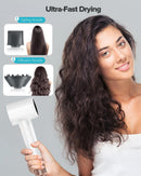 Fentgo Anion High Speed Hair Dryer 1500W Power 110000 Rpm Fast Drying 200 Milion Negative Ions Hair Care Quick Drye Hair Dryer