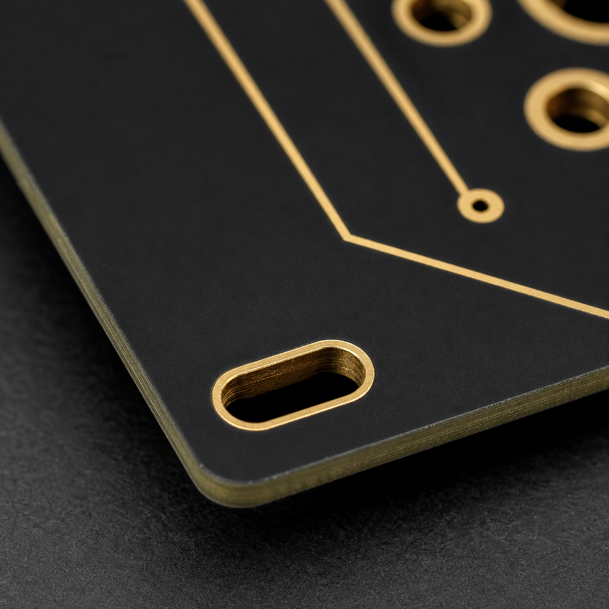 Custom Eurorack Front Panels — Black FR4 + ENIG