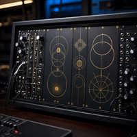 Custom Eurorack Front Panels — Black FR4 + ENIG