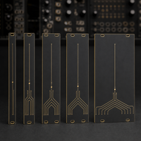 Custom Eurorack Front Panels — Black FR4 + ENIG