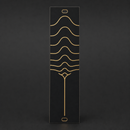 Tidal Memory 6HP matte black and gold Eurorack blank panel concept